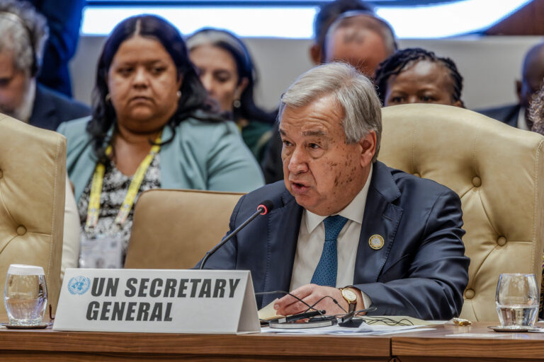 UN chief says denial of Palestinian right to statehood ‘unacceptable’